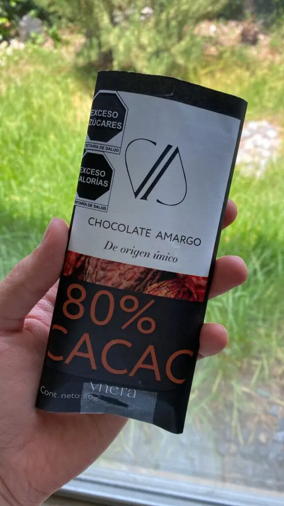 imagen de prototipo de empaque para  barra de chocolate bean to bar