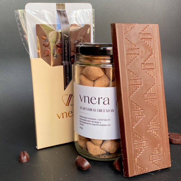 bundle barra con nibs, almendras, bean to bar