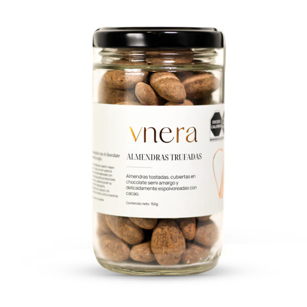 Vnera | Almendras Trufadas en Chocolate Semiamargo 60% 150g